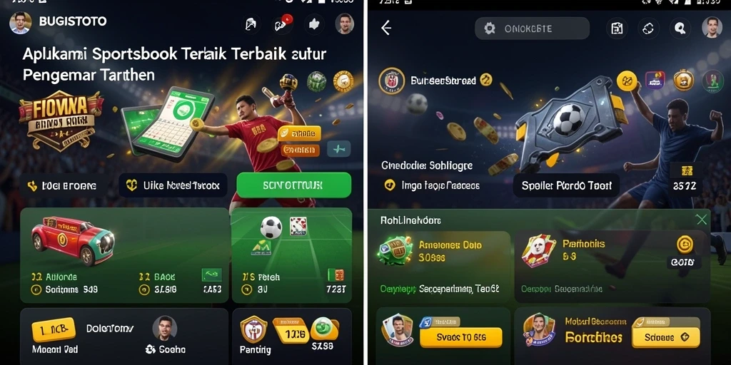 Tampilan antarmuka menarik dari gameplay Sportsbook di BUGISTOTO.