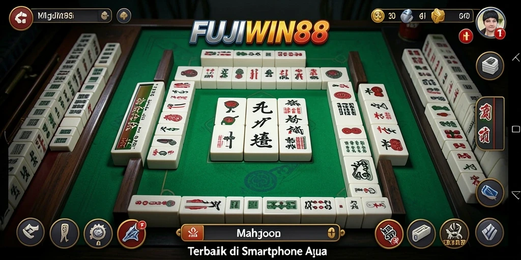 Tampilan gameplay menegangkan di FUJIWIN88 dengan elemen Mahjong yang menarik.