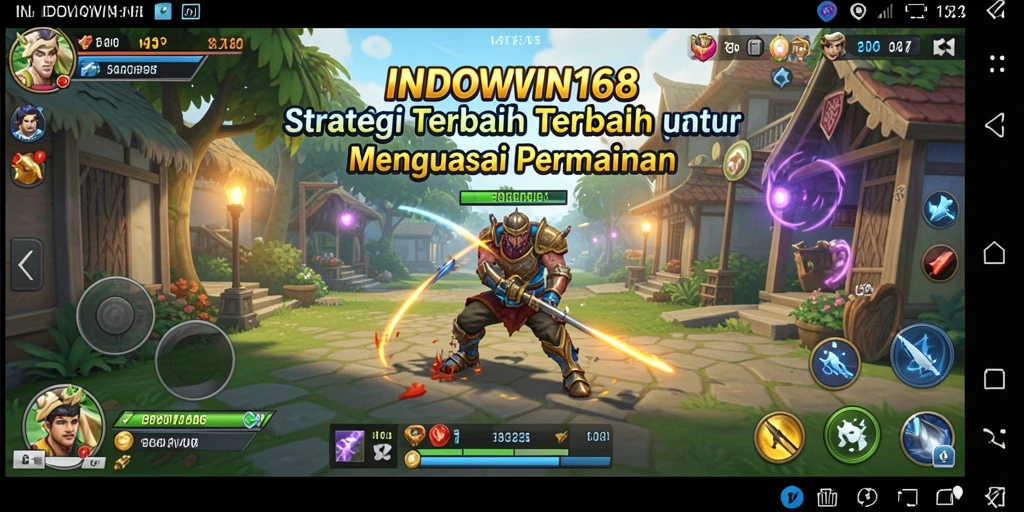 Tampilan menarik dari gameplay strategis INDOWIN168 saat pertempuran.