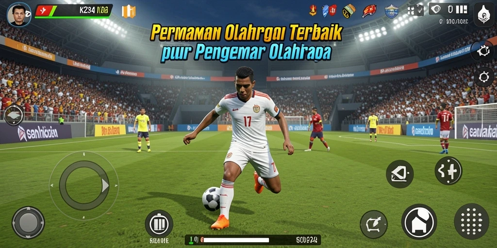 Tampilan gameplay K234 yang intens dan seru dalam kompetisi olahraga.