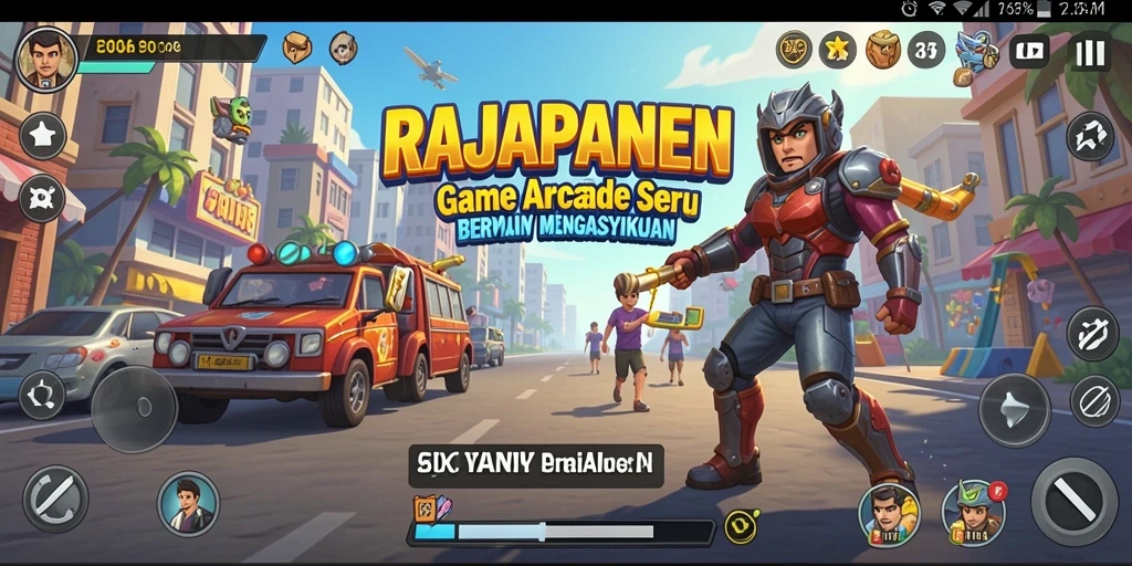 Tampilan gameplay seru dari RAJAPANEN yang memikat di layar.