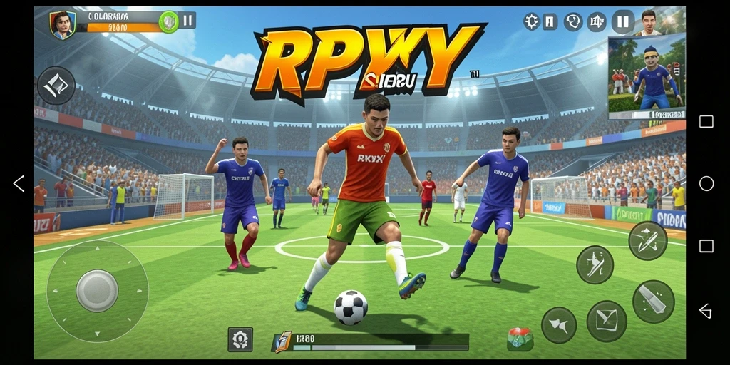 Tampilan screenshot utama <strong>RPYYY</strong> menampilkan gameplay olahraga yang mendebarkan.